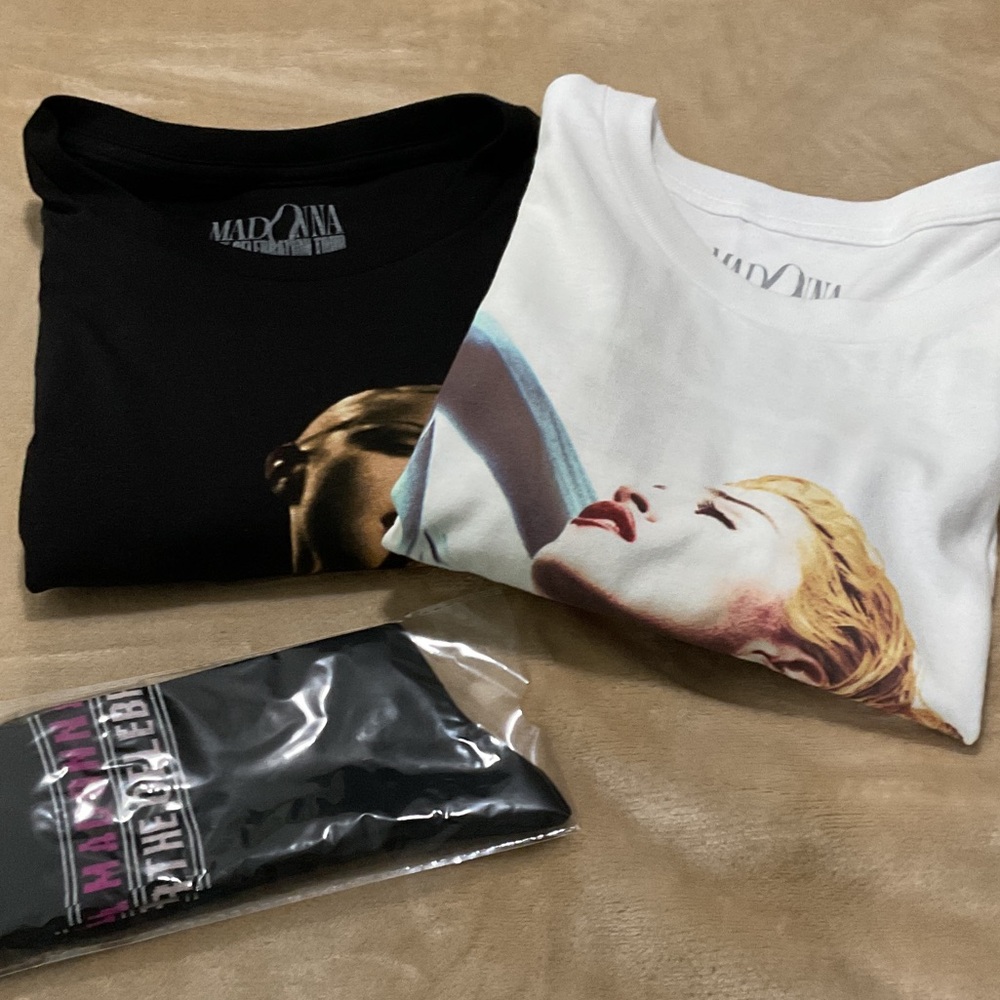 Pair of Madonna Concert Shirts with Socks